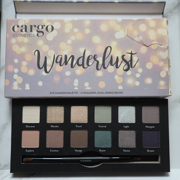 Cargo Eye Shadow Palette Lot-WANDERLUST-EMERALD CITY-ENJOY EVERY MOMENT - Picture 3 of 7